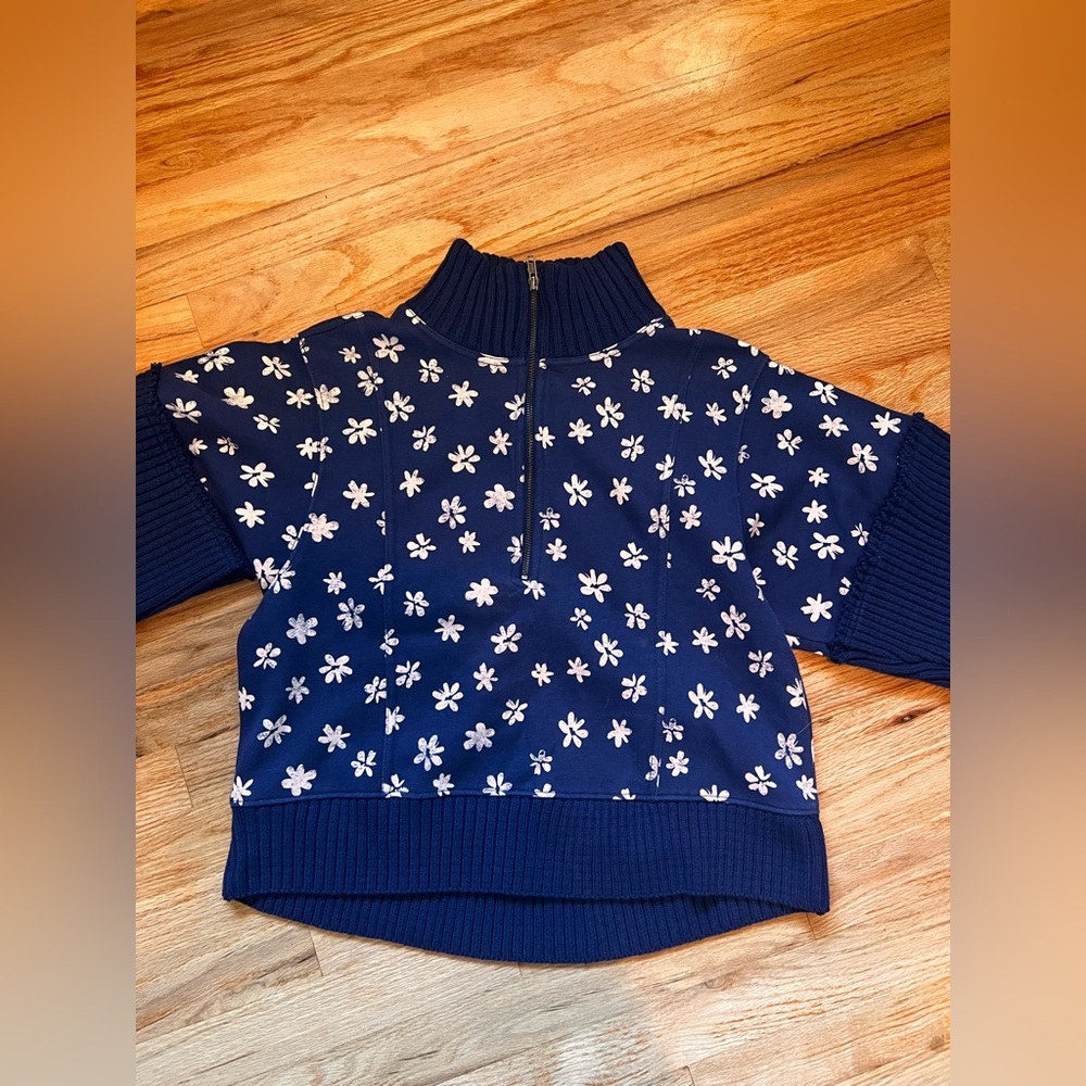 NWT Anthropologie Daily Practice Indy Half Zip Pullover Sweatshirt - Picture 6 of 10